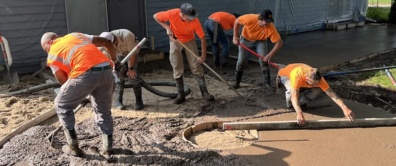 Residential concrete services by KHS