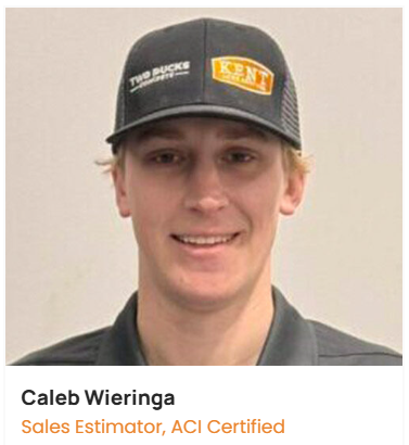 Caleb Wieringa, ACI certified installer and sales estimator at Kent Home Services